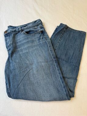 Ann Taylor Loft Women's Boyfriend Jeans in Blue Denim